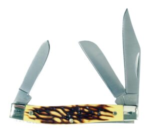 Rynoblade Knives 440A 3-5/16"Deer Horn Folding