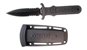 Rynoblade Knives 440A TIN 4"Spear PNT Bootclip