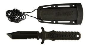 Rynoblade Knives RUK0098 440A TIN 3"Neck/Boot Knife