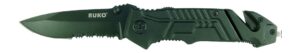 Rynoblade Knives 440A 3-1/4"BLK Rubber Folding