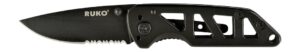 Rynoblade Knives RUK0162 440A TIN 2-1/2"TI-Tact Folding