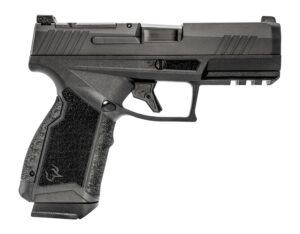 Taurus 1-GX4C38031 GX4 T.O.R.O. Carry Frame 380 ACP 15+1 3.70" Black DLC Barrel, Black Gas Nitride Stainless Steel Optic Ready/Serrated Slide, Black Stainless Steel Frame w/Picatinny Rail, Interchange