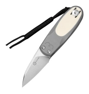 Civivi C25054-1 Purr 1.83 Gray/Ivory G10
