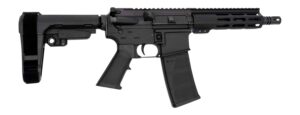 Andro Corp Industries 5568CB ACI-15 CQB 5.56 NATO 30+1 8" Black Nitride Threaded Barrel, Black Anodized Aluminum Receiver w/Picatinny Rail, M-LOK Handguard, Black Polymer SBA3 Pistol Brace, Black A2 G