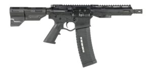 ATI ATIGAX5567ML60TBNS Alpha Maxx 5.56 NATO 60+1 7.50" Black Threaded Barrel, Black Receiver w/Picatinny Rail, Black Polymer Blade, Black A2 Grip
