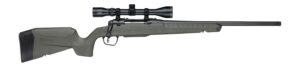 Savage Arms 33165 Axis 2 XP w/Optic 308 Win 4+1 20" Matte Black Carbon Steel Threaded Barrel, Drilled & Tapped Receiver, OD Green Synthetic Fixed w/Pistol Grip Stock, 3-9x40mm Duplex Scope, Right Hand