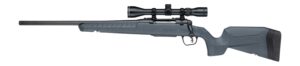 Savage Arms 33204 Axis 2 XP 25-06 Rem 4+1 20" Matte Black Carbon Steel Threaded Barrel & Drilled & Tapped Receiver, Gray Synthetic Fixed w/Pistol Grip Stock, 3-9x40mm Duplex Scope, Left Hand