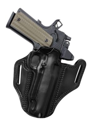Galco 1911 4 1/4IN W/WO Red Dot Black Holster