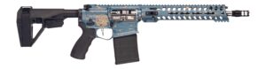 Patriot Ordnance Factory 02552 Rogue 250th Anniversary Limited Edition 308 Win 20+1 12.50" Match Grade Barrel, America 250 Cerakote Aluminum Receiver w/Picatinny Rail, M-LOK Handguard, Black Polymer S