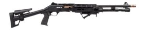 Panzer Arms PAM4NCSBBTMFSS M4 Pro AI 12 Gauge Semi-Auto 3" 5+1 18.50" Black Ported Barrel, Black Aluminum Receiver w/Picatinny Rail, Skeleton Stock
