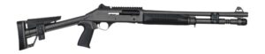 Panzer Arms PAM4TSDSFSS M4 12 Gauge Semi-Auto 3" 5+1 18.50" Tactical Barrel, Gray Tactical Gray Aluminum Receiver w/Picatinny Rail, Black Skeleton Synthetic Stock & Grip