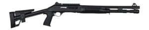 Panzer Arms PAM4TSSBSS M4 12 Gauge Semi-Auto 3" 5+1 18.50" Black Barrel, Black Aluminum Receiver w/Picatinny Rail, Black Skeleton Synthetic Stock & Grip