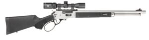 Smith & Wesson 14827 1854 Combo 45-70 Gov 6+1 20" Stainless Steel Threaded Barrel & Receiver w/Picatinny Rail, M-LOK Forend, Black Fixed Synthetic Stock, Vortex Crossfire HD 2-7x32mm Scope