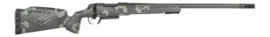 Fierce Firearms RIVSCX22CM18BF Carbon Rival XP 2.0 22 Creedmoor 3+1 18" Carbon Fiber Match Grade Barrel, Black Cerakote Stainless Steel Drilled & Tapped Receiver, Forest Camo Push Button Adj Cheek Pie