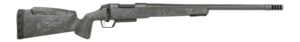 Fierce Firearms RIVTCX25CM22DGM CT Rival XP 2.0 25 Creedmoor 3+1 22" Carbon Fiber Match Grade Threaded Barrel, Distressed Gray Titanium Drilled & Tapped Receiver, Carbon Matrix Push Button Adj Cheek P