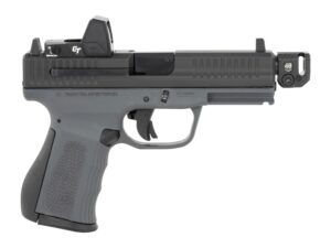 FMK FMKG39DGSTR G3 Strike Compact Frame 9mm Luger 17+1 4.50" Threaded Barrel, Serrated w/Optic Slide, Dark Gray Polymer Frame w/Accessory Rail, SI Seeker Red Dot