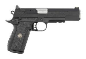 Wilson Combat 2EDCXLPR9AOR EDC X9 2.0 9mm Luger 15+1 5" Stainless Fluted Barrel, Black Armor-Tuff Optic Ready Slide, Aluminum Frame, Black G10 Grip, Ambi Safety