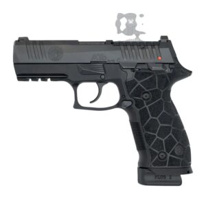 Langdon Tactical Tech ATDCCTJ Steyr ATD Comp Compact 9mm Luger 20+1 4" Black Barrel, Black Nitride Steel Optic Ready Slide, Black Anodized Aluminum Frame w/Picatinny Rail, Textured Grip, Ambidextrous