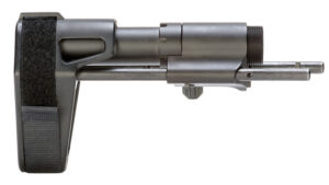 SB Tactical PDW01SB PDW  Black Elasto-Polymer 3-Position Adjustable for AR-Platforms (Tube Included)