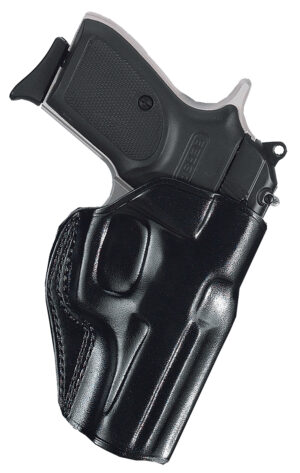 Galco SG600B Stinger OWB Black Leather Compatible w/Sig P365/P365 SAS/Glock 42 Compatible w/ Belt Loop Mount Right Hand