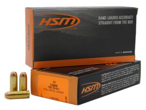 HSM 10MM2N Training 10mm Auto 180 gr Full Metal Jacket 50 Per Box/ 20 Case