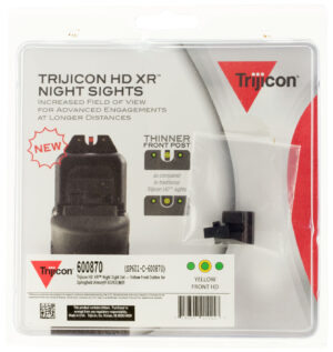 Trijicon 600870 HD XR Night Sights Green/Tritium Yellow Outline Front Sight-Green Tritium Black Outline Rear Sight Springfield Armory XD/XD-M/XD Mod.2
