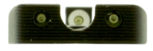 TruGlo TG231MP1W Tritium Pro Black | Green Tritium White Outline Front Sight Green Tritium Rear Sight