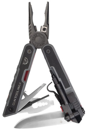 Real Avid AVGTMAX Gun Tool Max Black 3.25" 440 Stainless Steel Plain G10 Black Handle