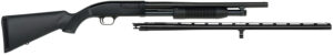 Maverick Arms 31014 88 Combo 12 Gauge 5+1, 3" 18.5" Blued Barrel w/Cylinder Bore & 28" Blued Vent Rib Barrel w/Modified Choke Tube, Dual Extractors, Anti-Jam Elevator, Synthetic Stock, 14.5" Fixed LOP