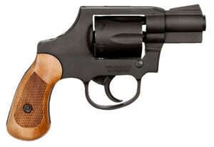 Rock Island 51280 M206  Small Frame 38 Special 6rd 2" Black Parkerized Steel Barrel, Cylinder & Frame, Checkered Wood Grip, Transfer Bar Safety, Concealed Hammer