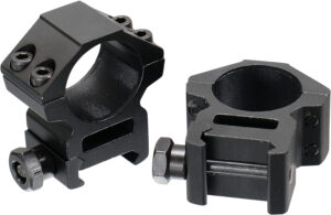 UTG RGWM25M4 Accushot Scope Rings Black Anodized 1" Medium