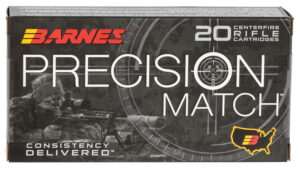 Barnes Bullets 30166 Precision Match  6.5Creedmoor 140gr Open Tip Match Boat Tail 20 Per Box/10 Case