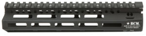 BCM MCMR9556BLK BCMGunfighter MCMR 9" M-LOK, Free-Floating Style Made of Aluminum with Black Anodized Finish for AR-Platform