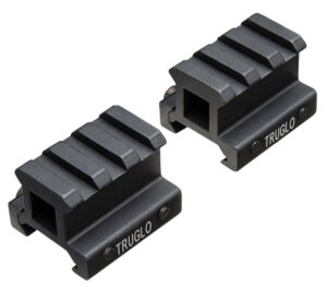 TruGlo TG8982B Picatinny Riser Mount Matte Black Anodized