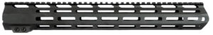 Aim Sports MTM15L308 AR Handguard  15" Low M-LOK Style Made of 6061-T6 Aluminum with Black Anodized Finish for 308 Cal AR-10
