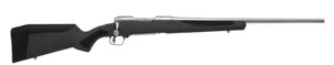 Savage Arms 57077 110 Storm Full Size 6.5 Creedmoor 4+1 22" Matte Button-Rifled Barrel, Matte Drilled & Tapped Stainless Steel Receiver, AccuStock Matte Gray Synthetic Stock, Right Hand