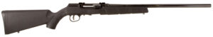 Savage Arms 47007 A Series Magnum Full Size 17 HMR 10+1 22" High Luster Heavy Barrel, High Luster Drilled & Tapped Carbon Steel Receiver, Matte Black Fixed Synthetic Stock, Right Hand