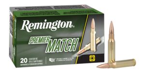 Remington Ammunition 21486 Premier Match 308Win 175gr Sierra MatchKing BTHP 20 Per Box/10 Case