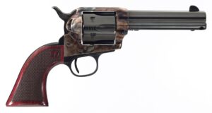Taylors and Company Smokewagon 45LC Blued/Wood 4.75" 45 Colt (Long Colt) 6-Round Revolver