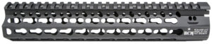 BCM KMRA10556BK KMR Alpha Handguard 10" Keymod Style Made of Aluminum with Black Anodized Finish for AR-15