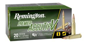 Remington Ammunition 21184 Premier Magnum Rimfire 22WMR 33gr AccuTip V 50 Per Box/40 Case