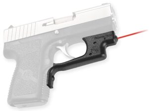 Crimson Trace 0124101 Laserguard  Fits Kahr Arms CT/PM/C/P/TP/CW, Red Laser Black Polymer