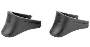 Pearce Grip PGLCP Grip Extension made of Polymer with Black Finish & 1/2" Gripping Surface for 380 ACP Ruger LCP & LCP II 2 Per Pack