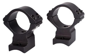Talley 94X725 Scope Mount/Ring Combo Extended Black Anodized 1" Tube Savage Round Receiver with AccuTrigger (110 Series/A17/A22) Medium Rings