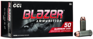 CCI 3584 Blazer Handgun 45Colt 200gr Jacketed Hollow Point 50 Per Box/20 Case