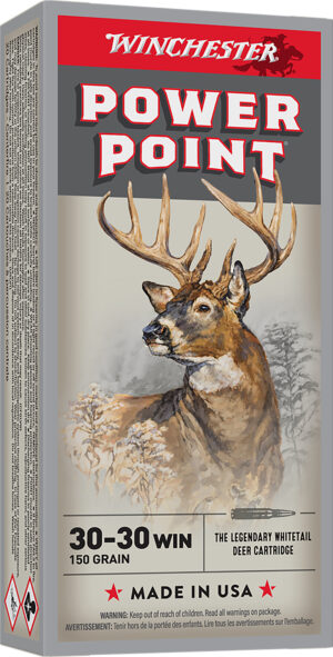 Winchester Ammo X30306 Power-Point  30-30Win 150gr 20 Per Box/10 Case
