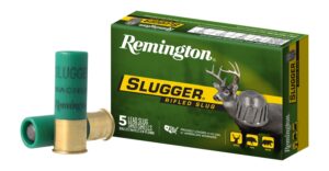 Remington Ammunition 20302 Slugger  12 Gauge 2.75" 1 oz Rifled Slug Shot 5 Per Box/ 50 Cs