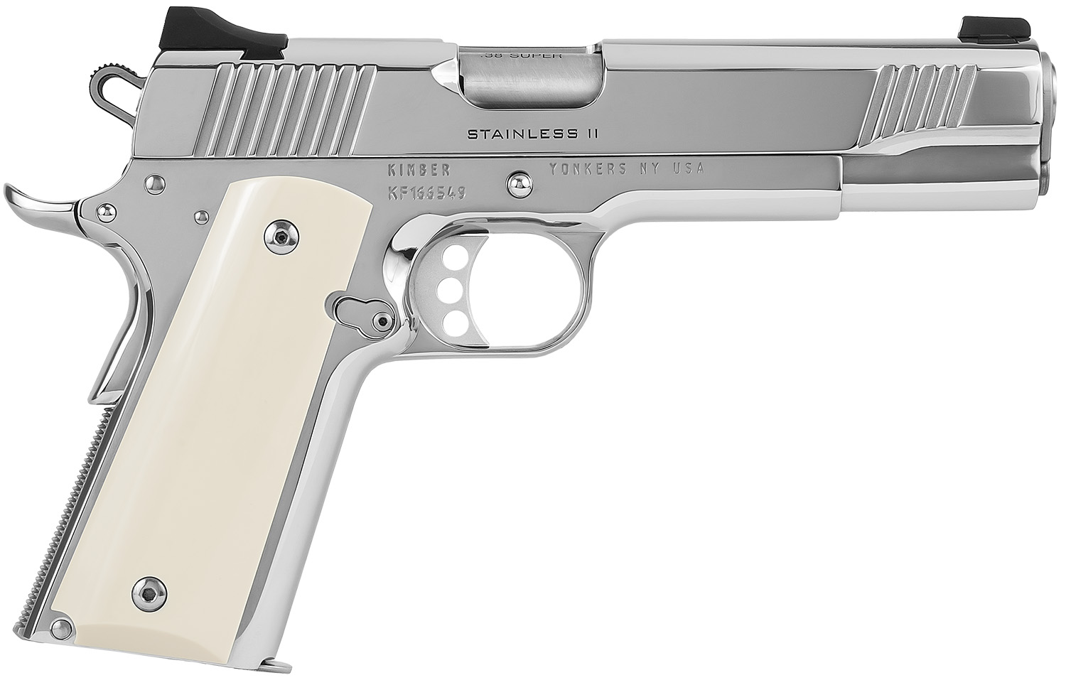 Kimber Stainless II 38SUP 5" 9+1 .38 Super Auto Pistol