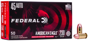 Federal AE45N1 American Eagle IRT  45ACP 230gr Total Metal Jacket 50 Per Box/20 Case