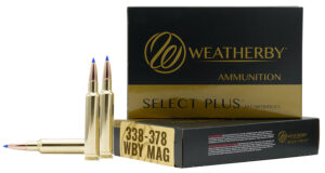 Weatherby 338-378 Wby 225gr Barnes TTSX Ammo 20 Rounds